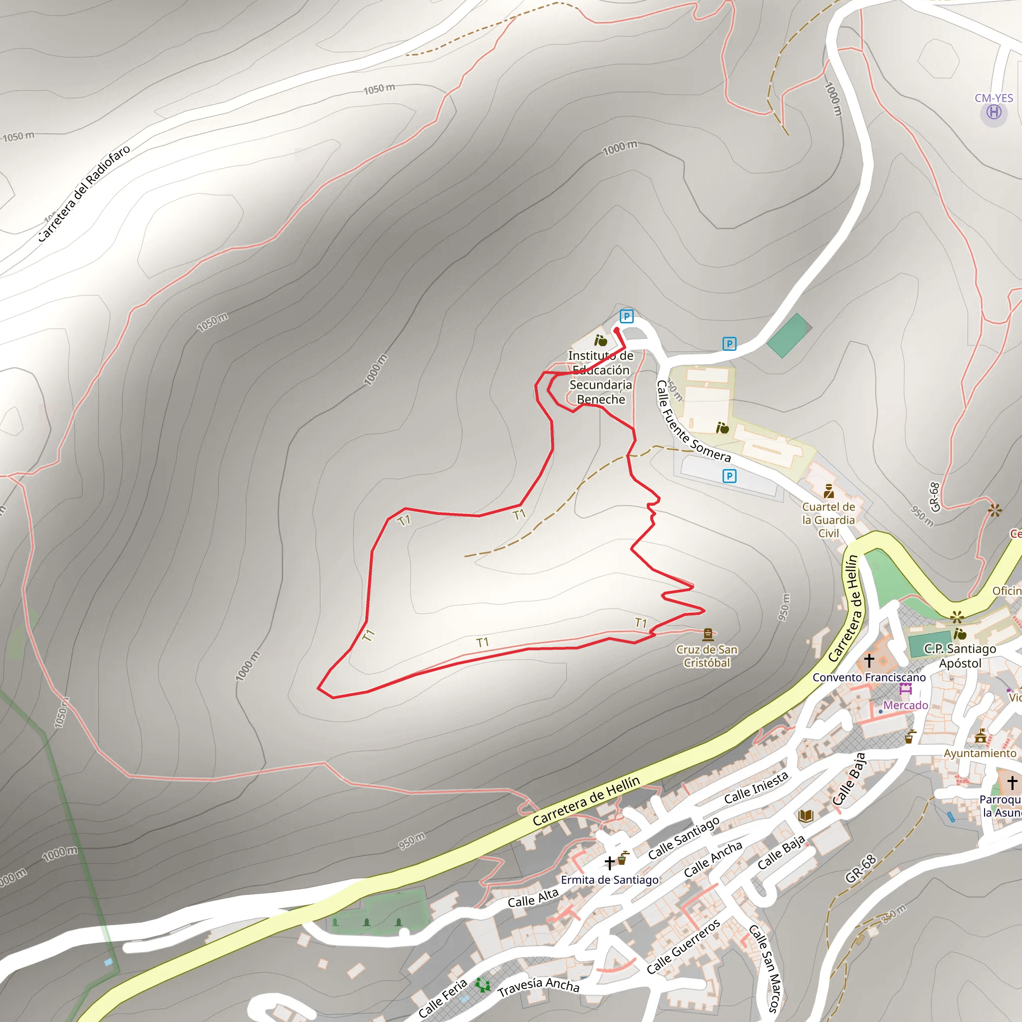 The Cross of Saint Christopher mobile static map