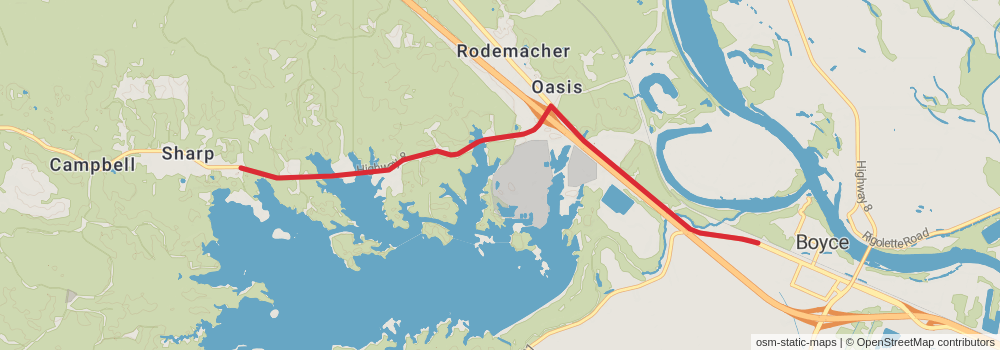 American Perimeter Trail - The South Primary stage 6 Map