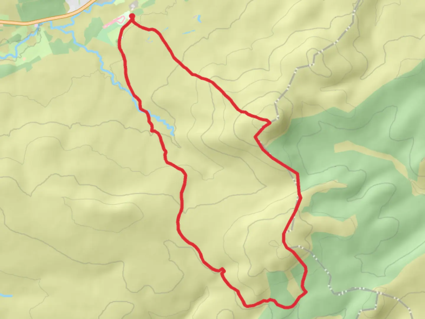 An image depicting the trail STONY HILL AND CAIRN TABLE and its surrounding area.
