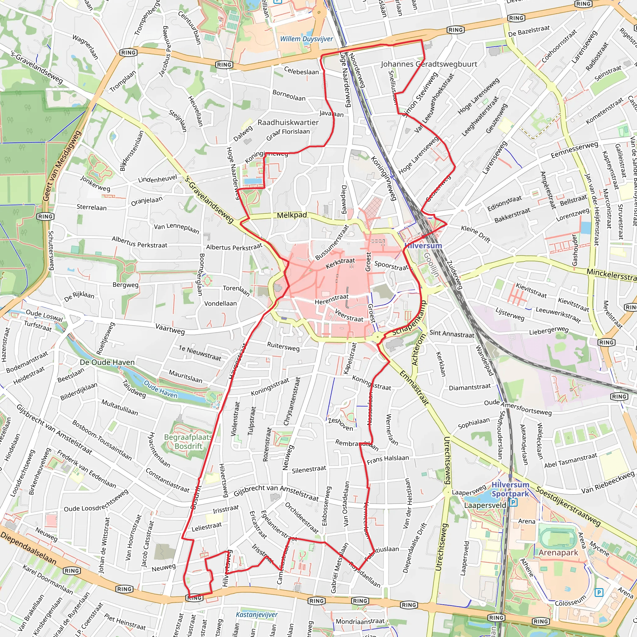 Dudok Route mobile static map