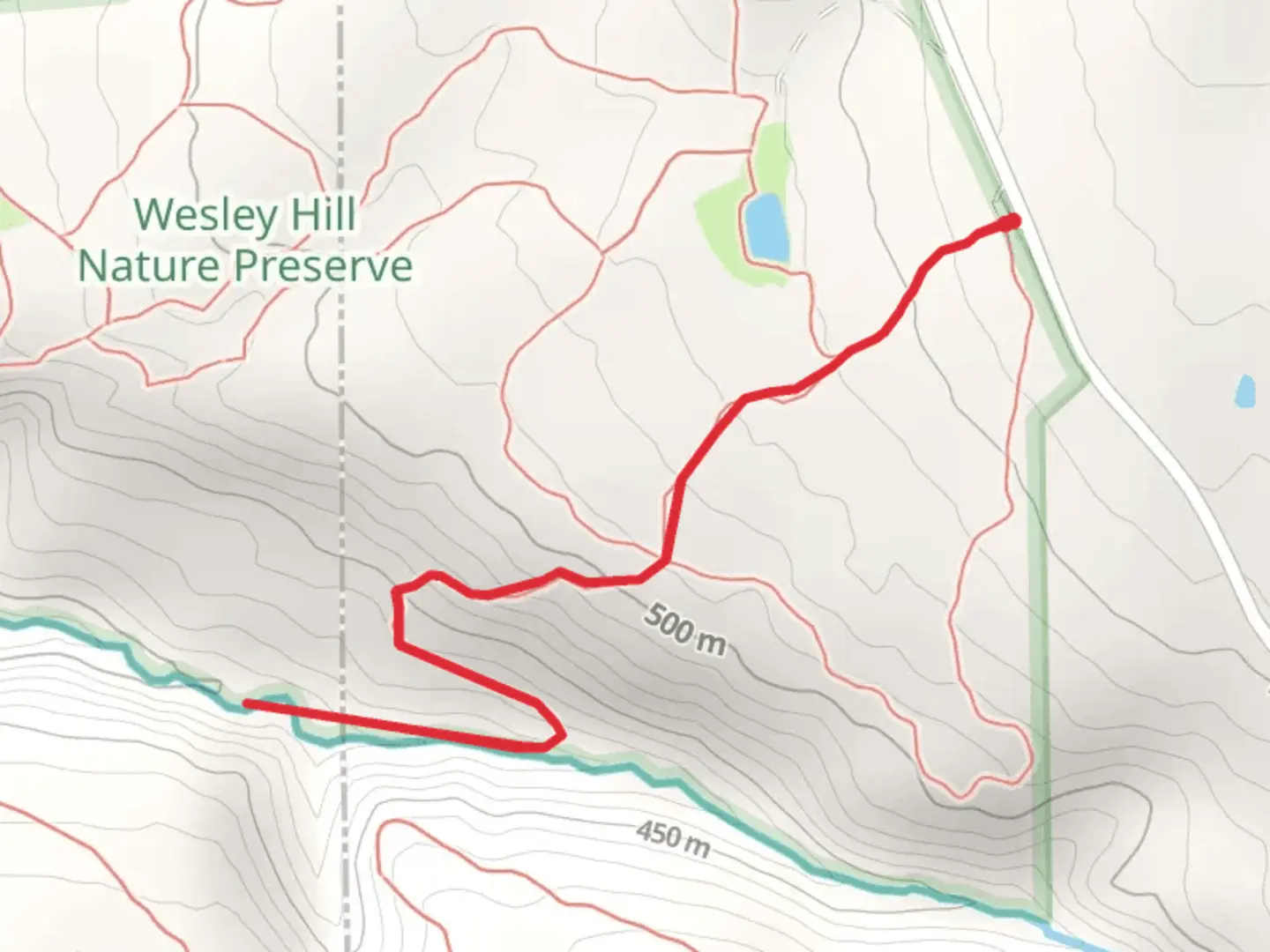An image depicting the trail Green Trail - Briggs Gully and its surrounding area.