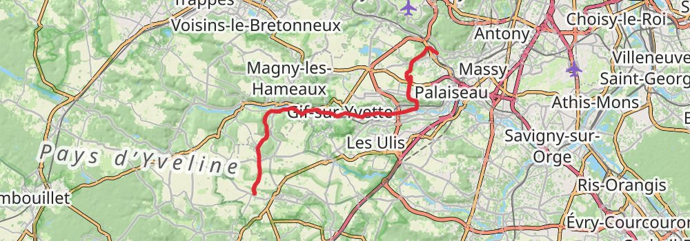 GR 655 Via Turonensis stage 20 Map