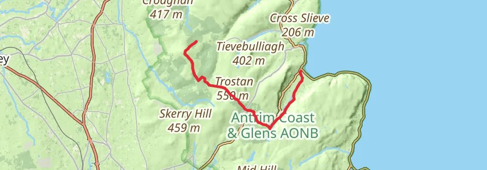 International Appalachian Trail stage 22 Map