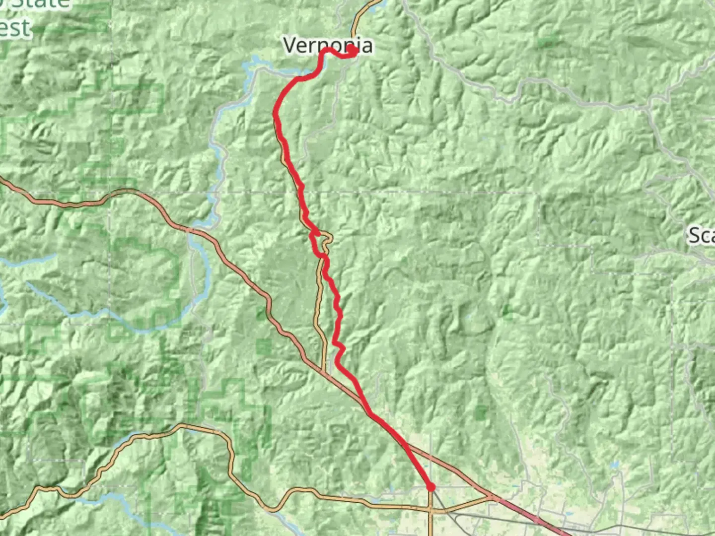 An image depicting the trail Banks-Vernonia Trail and its surrounding area.