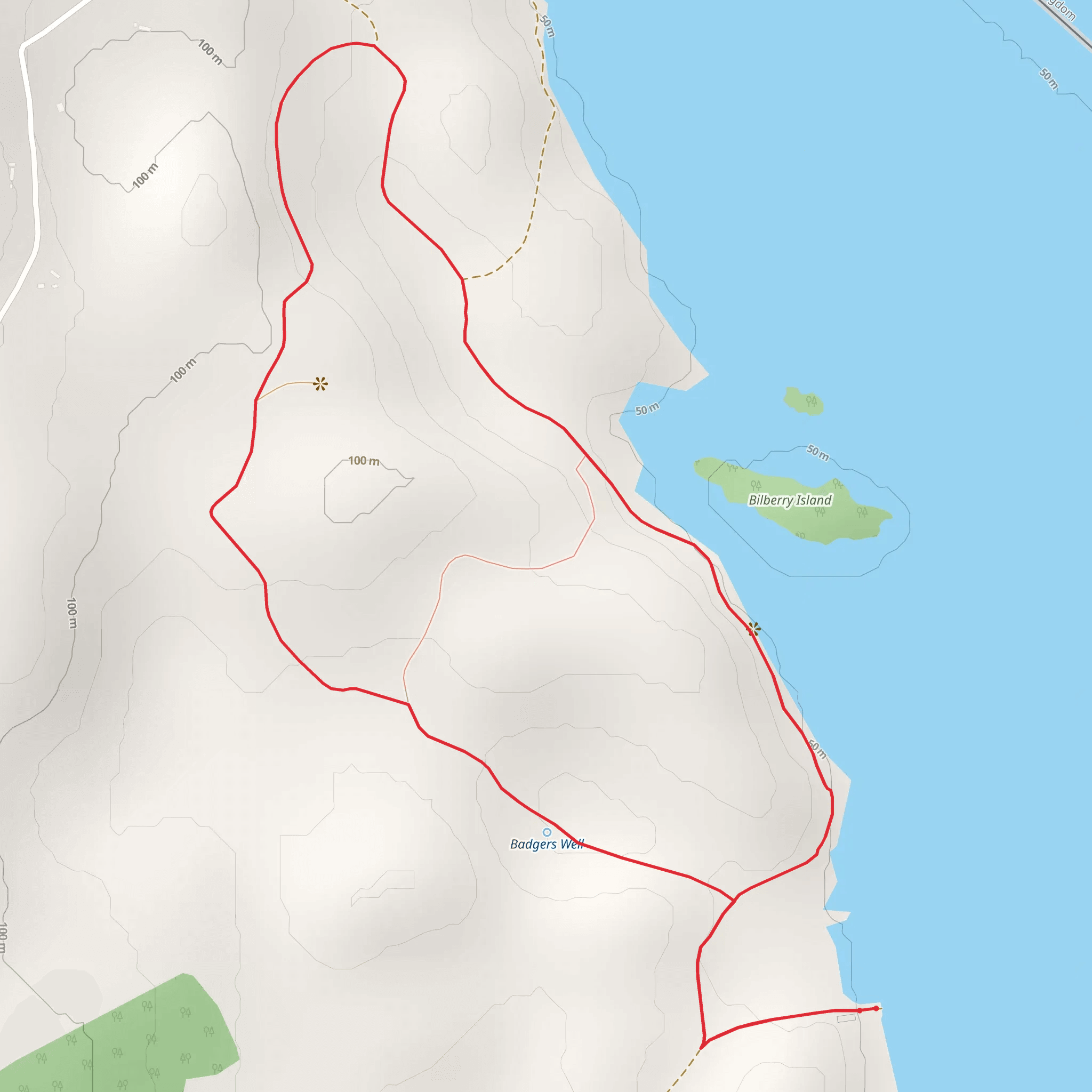 Glenfarne - Demesne Walk Trail mobile static map