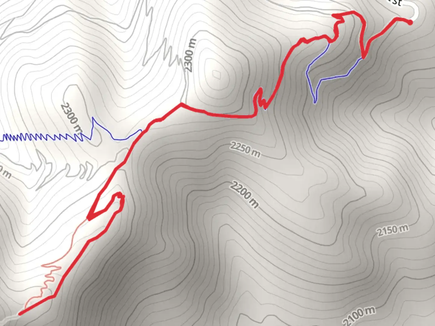 An image depicting the trail Upper Meeks Trail and Pinebrook SE Perimeter Walk and its surrounding area.