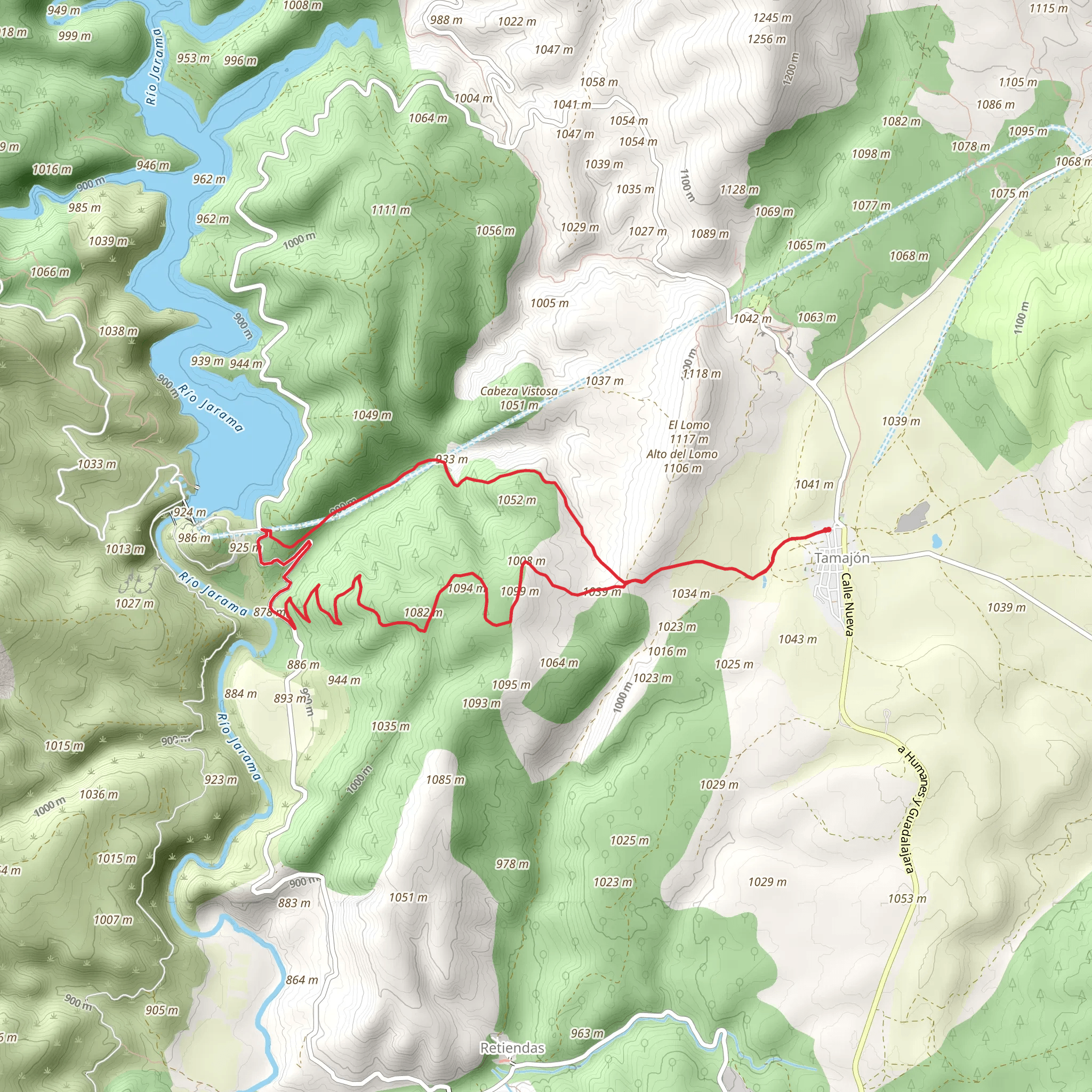 Path of the Archpriest of Hita PR GU 3 mobile static map