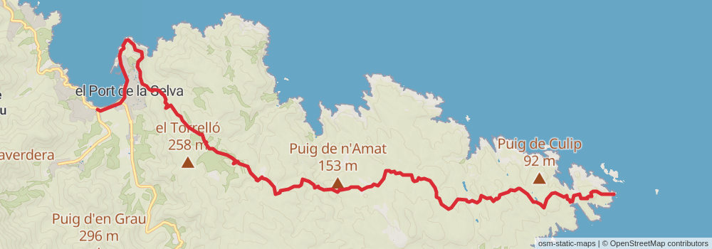 GR 11 Senda Pirenaica Cataluña stage 29 Map