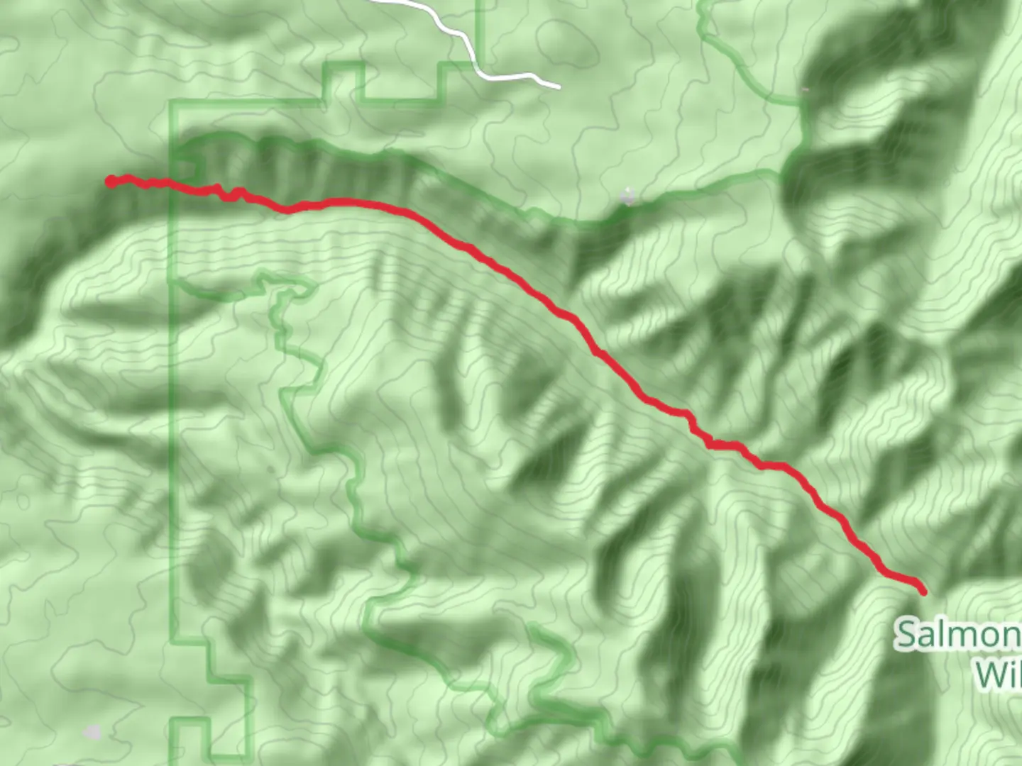 An image depicting the trail Eagle Creek Trail from Southeast Harvey Road and its surrounding area.