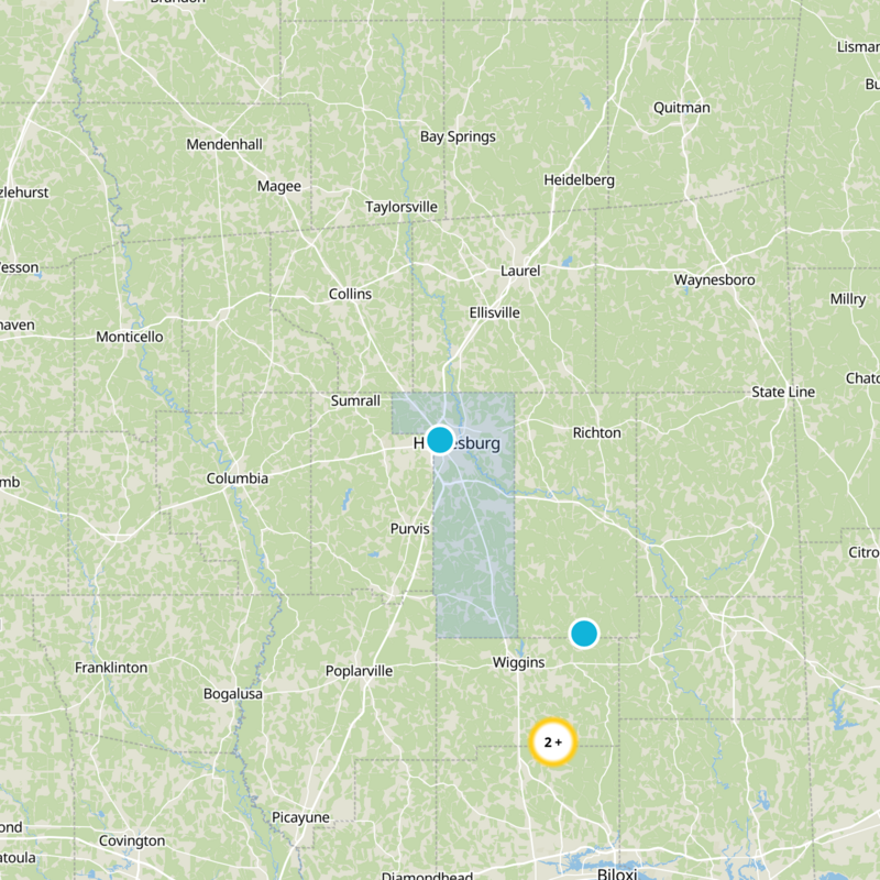 Forrest County Static Map