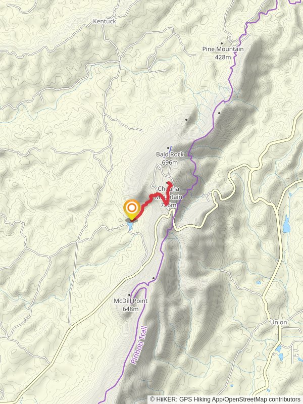 Cheaha Mountain via Lake Trail