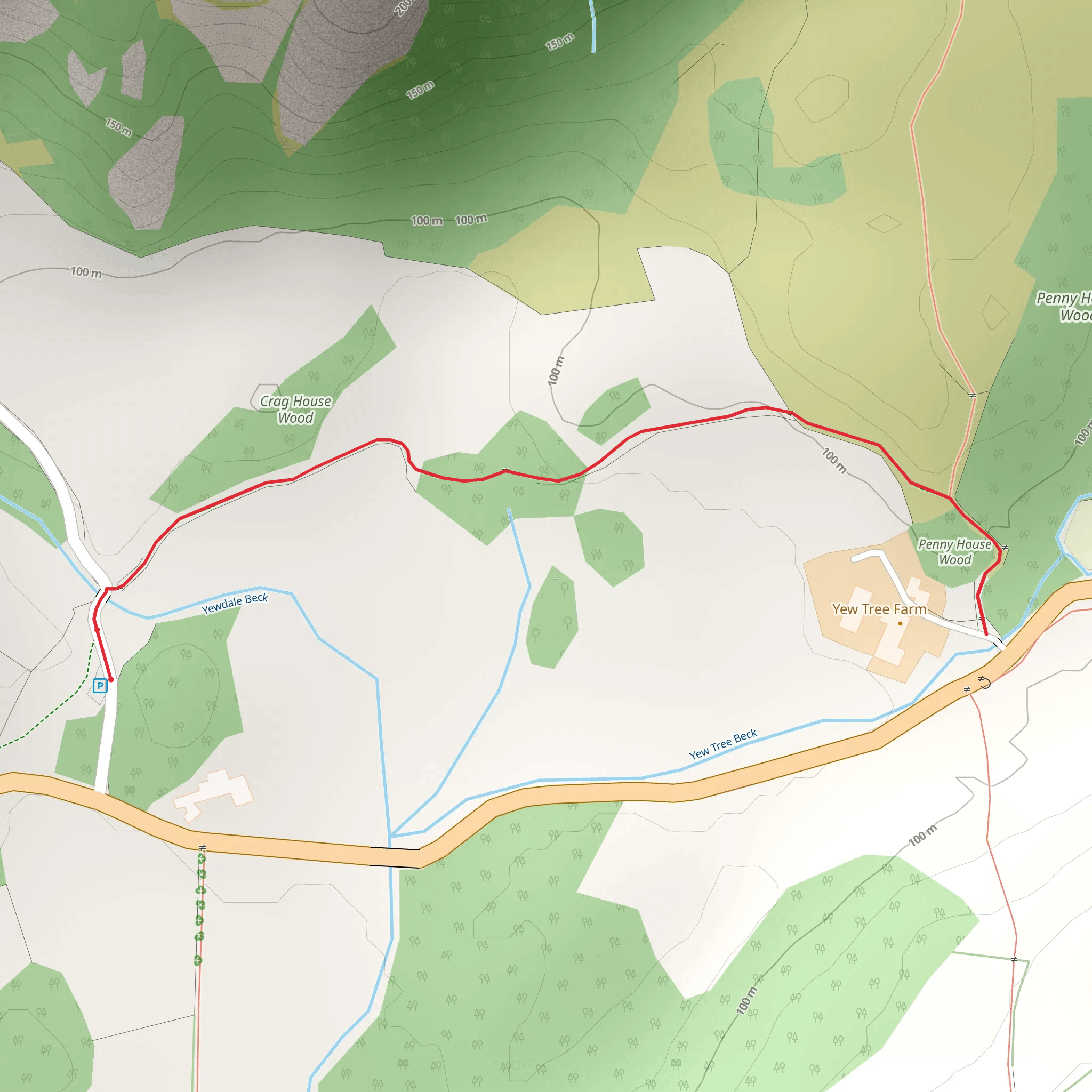 High Yewdale mobile static map
