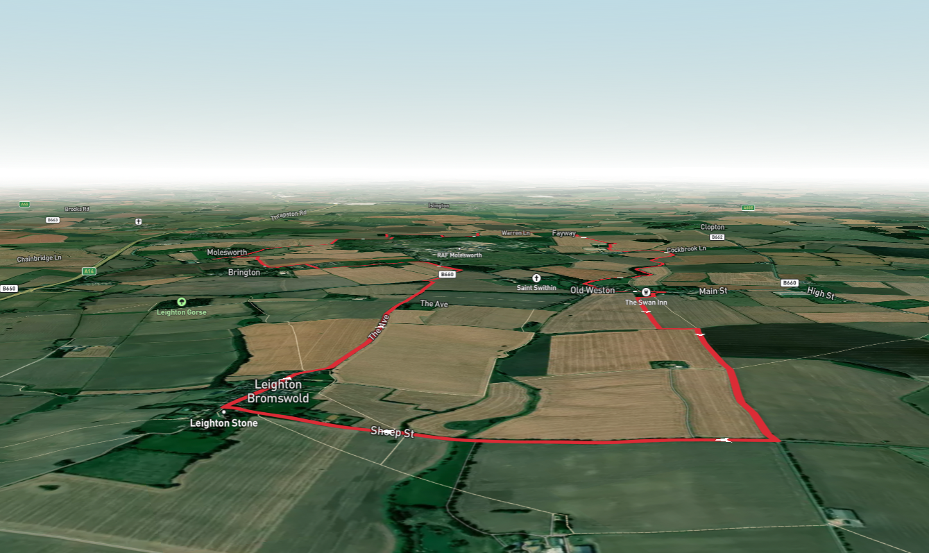 Raf Molesworth and Leighton Country Park Loop