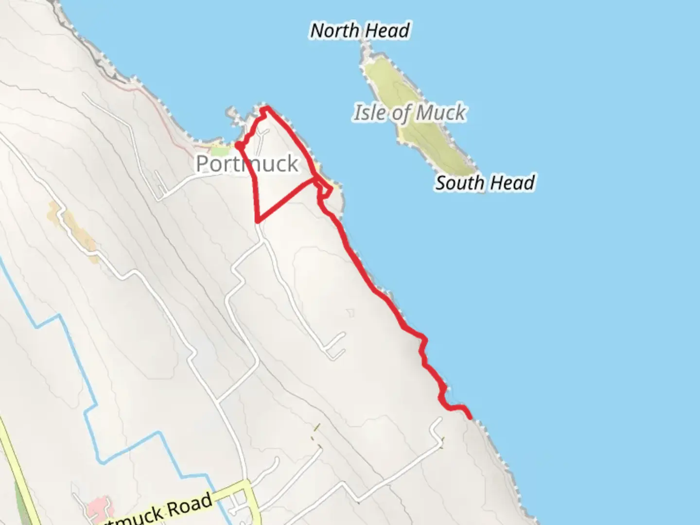 An image depicting the trail Islandmagee Ulster Scots Walk and its surrounding area.