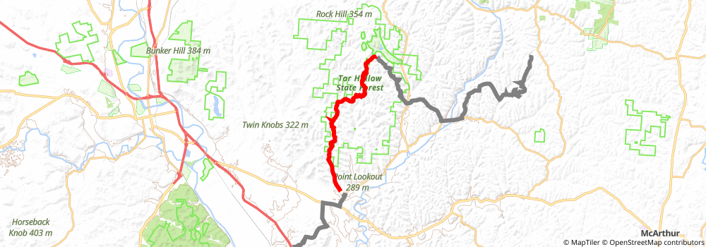 American Discovery Trail South Route stage 62 Map