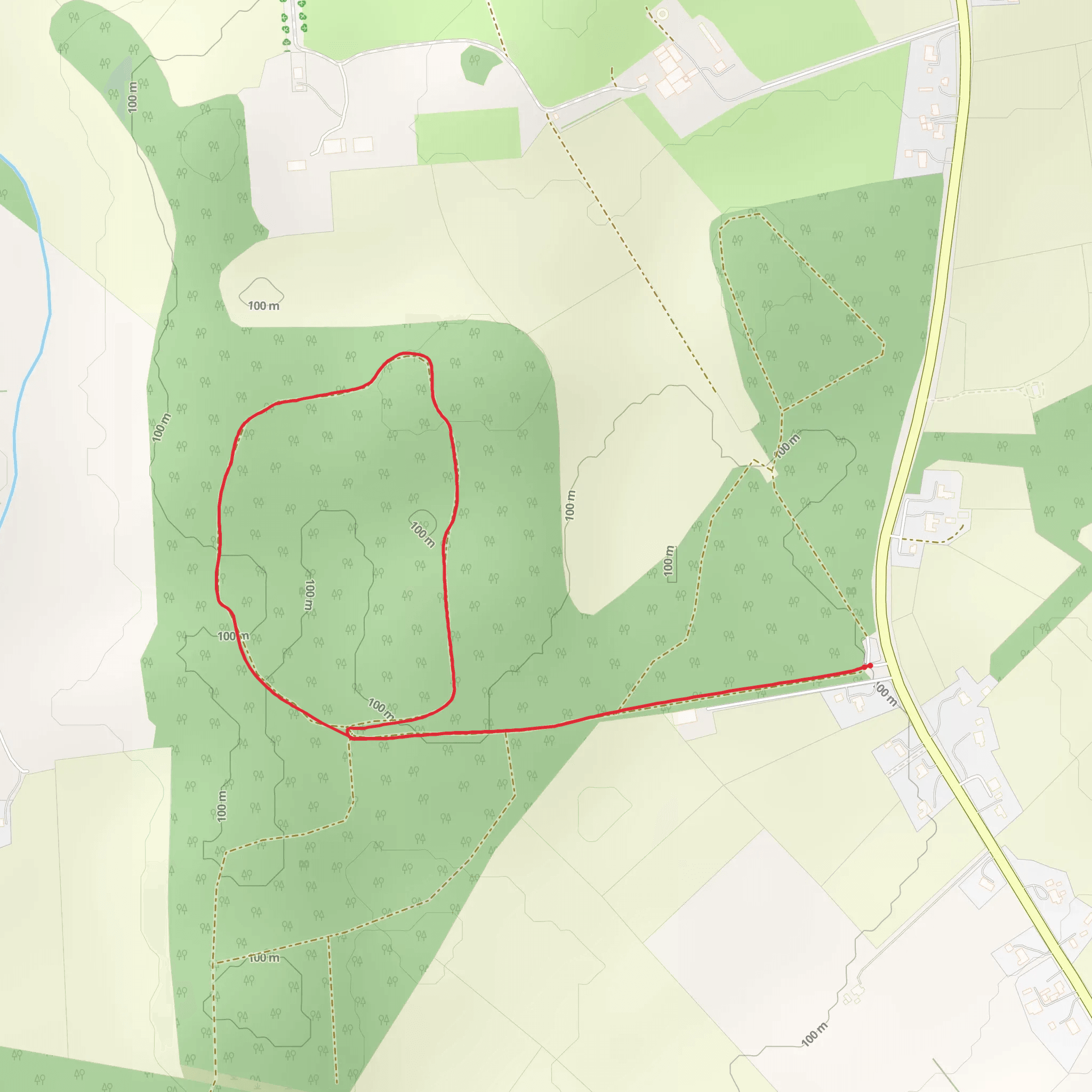 Summerhill Limekiln Loop mobile static map