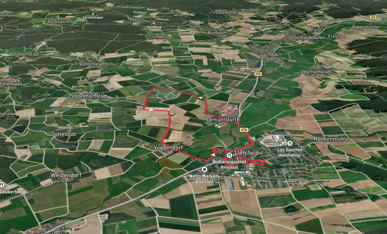 Voggendorf, Nutzweiher and Demantsfurth Loop