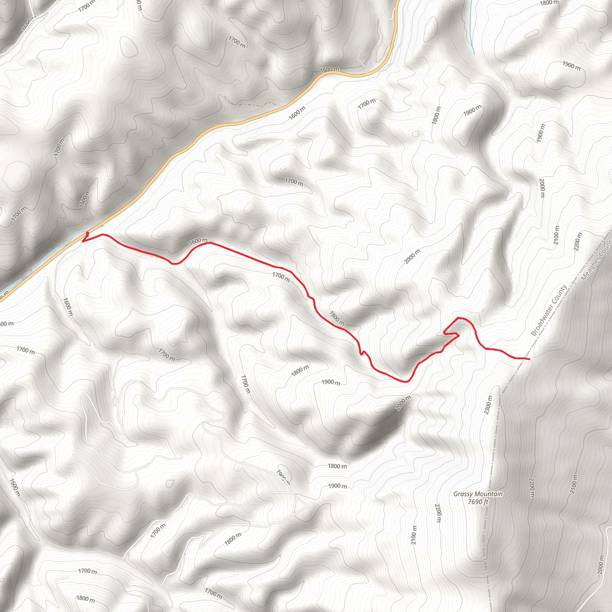 Cedar Bar Falkner Trail mobile static map