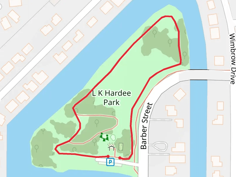 L K Hardee Park Loop