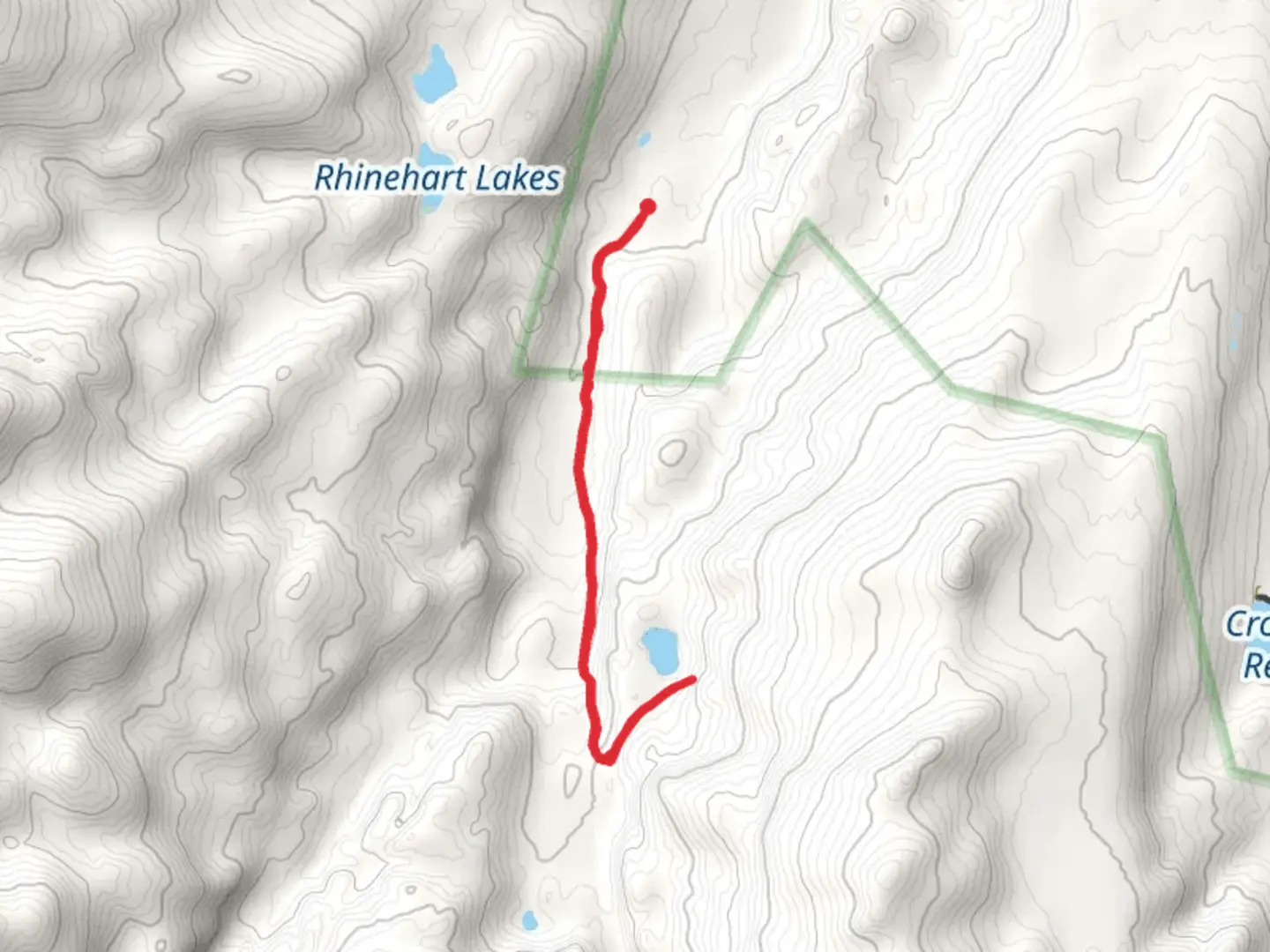 An image depicting the trail Duncan Lake via Coffeen Park Trail and its surrounding area.