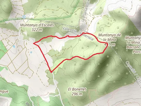 Path of Les Escales PR CV 364