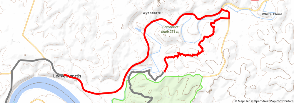 American Discovery Trail South Route stage 104 Map
