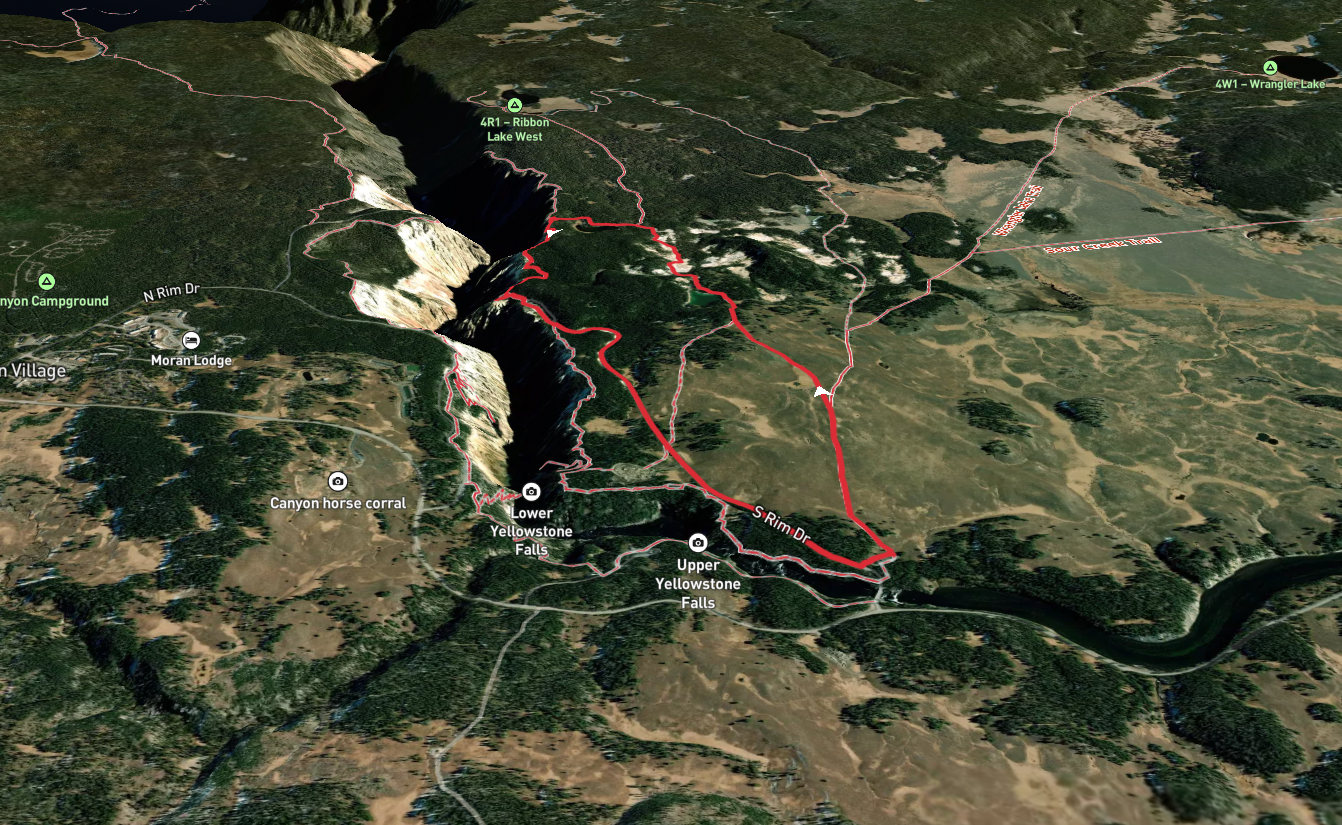 Wapiti Lake Trail and Ribbon Lake Trail