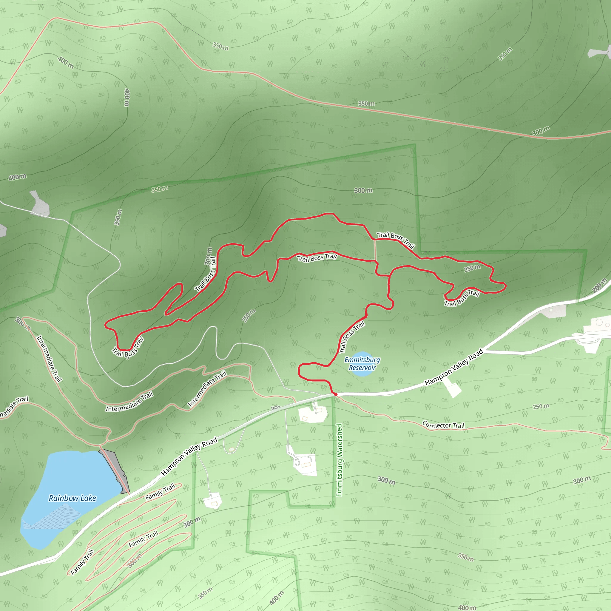 Trail Boss Loop Trail mobile static map
