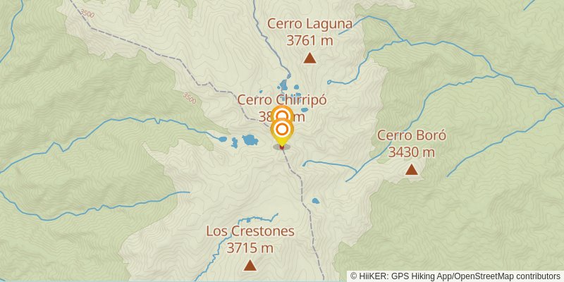 Cerro Chirripo spur 2 Map