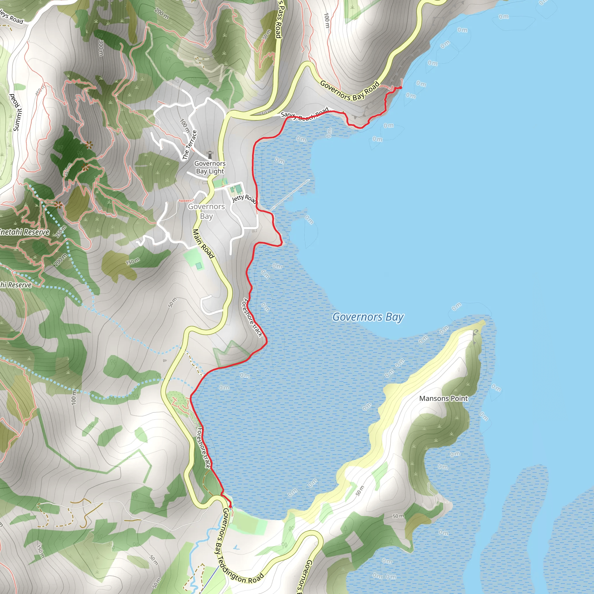 Governors Bay Heritage Trail mobile static map