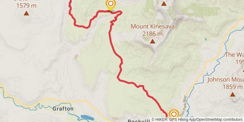 Chinle Trail stage 2 Map
