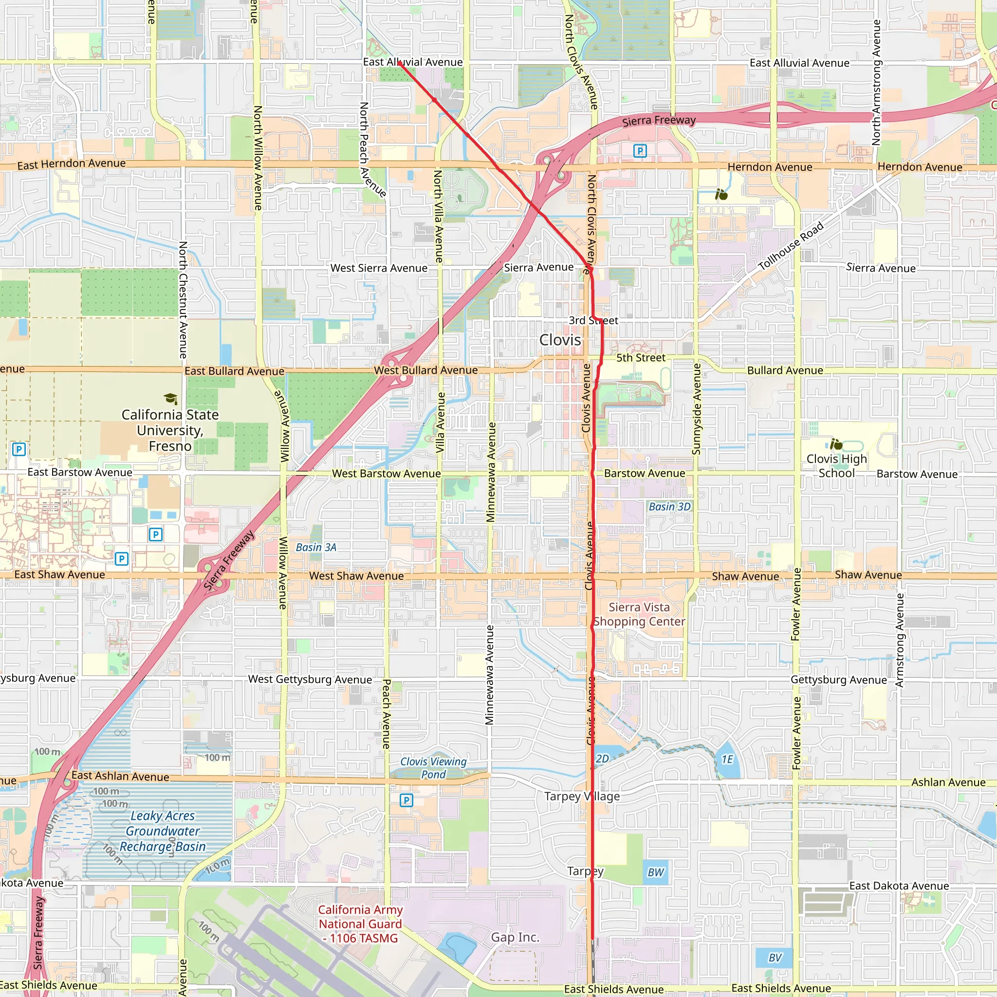 Old Town Trail mobile static map