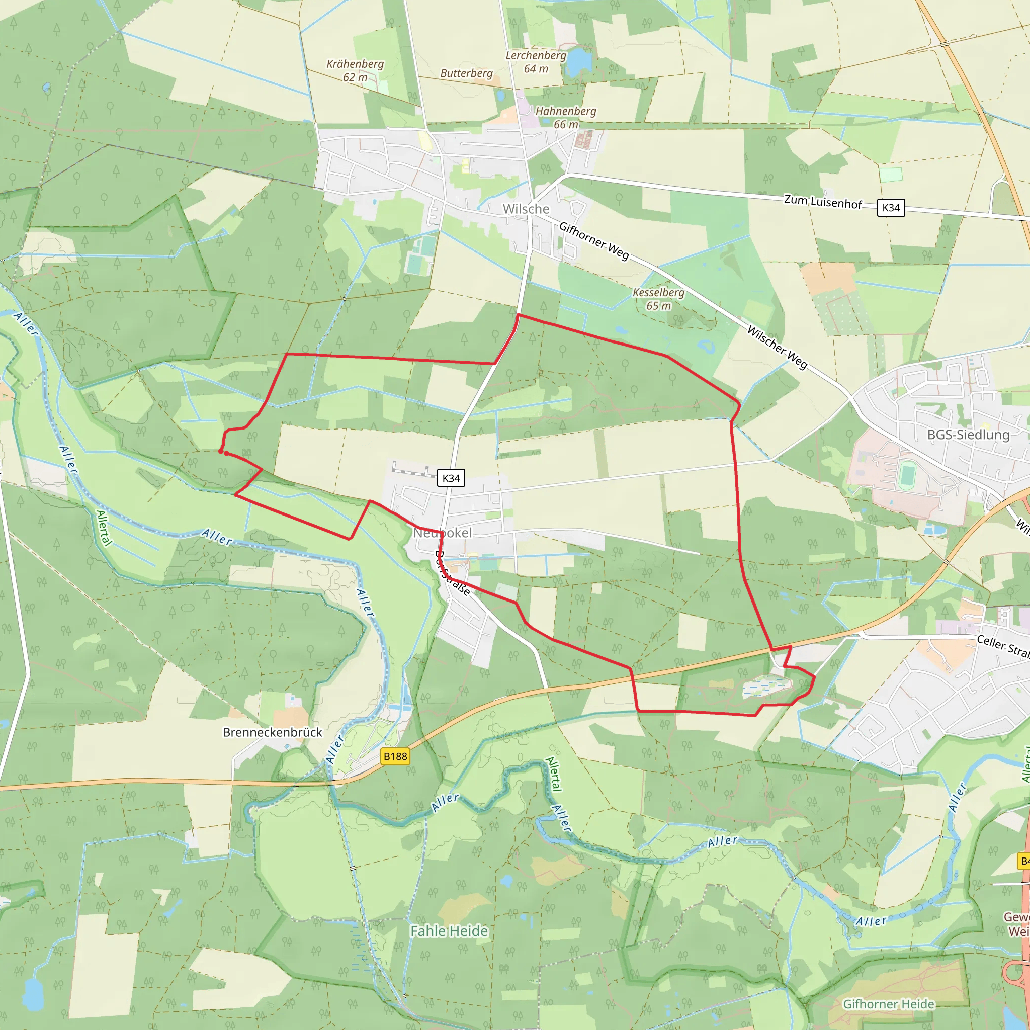 Der Neubokeler mobile static map