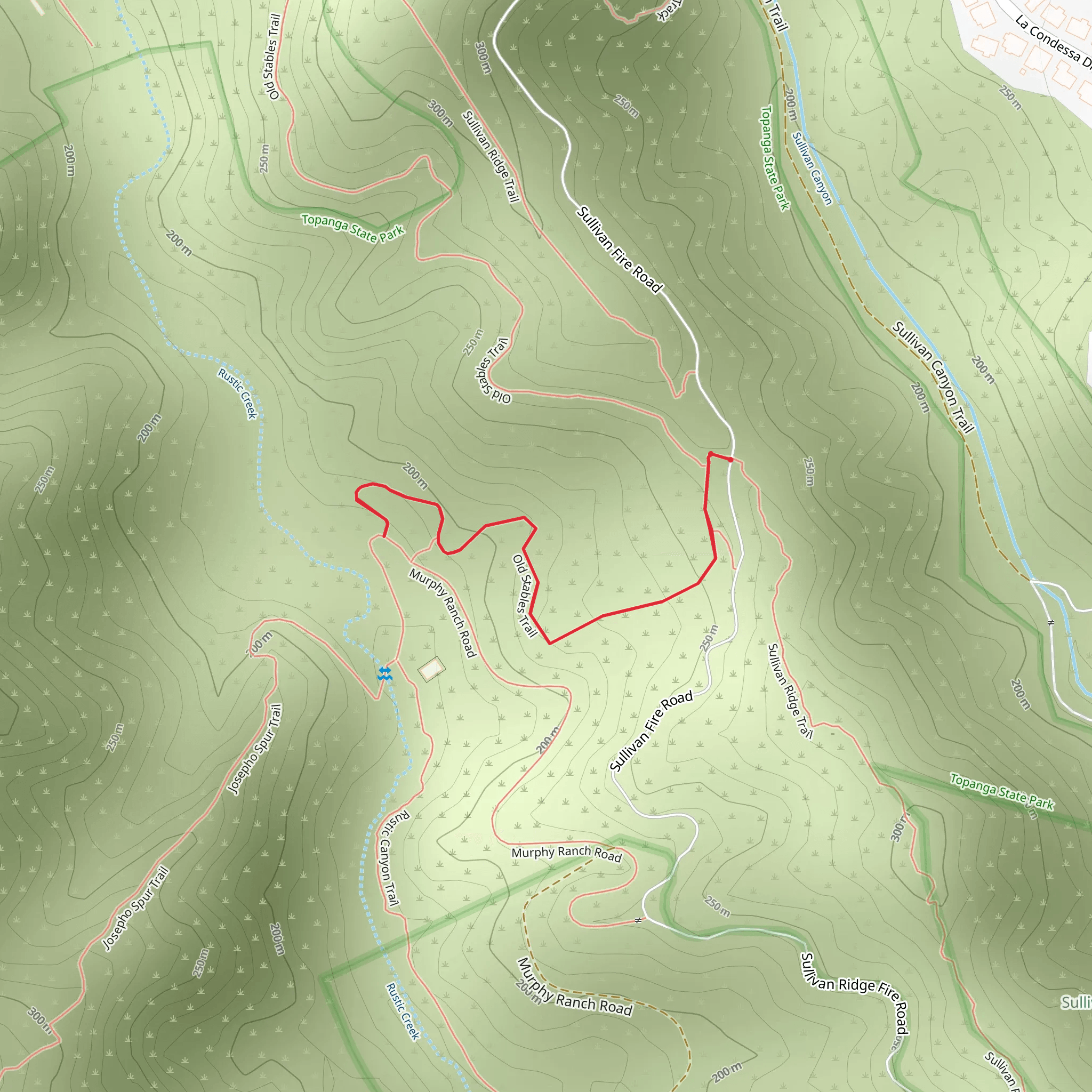 Pipe Corral Trail mobile static map