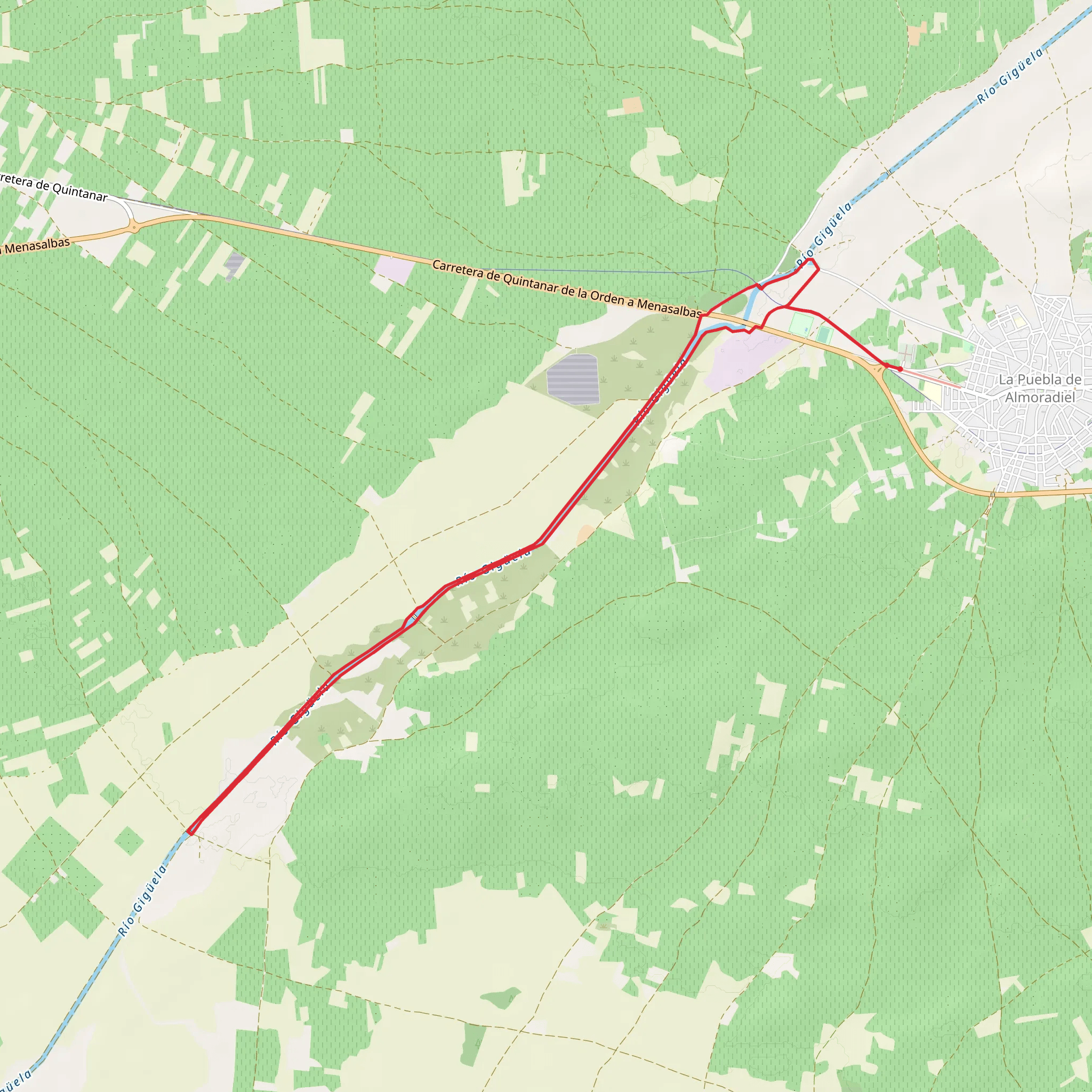 The Stele of the Ciguela PR TO 28 mobile static map