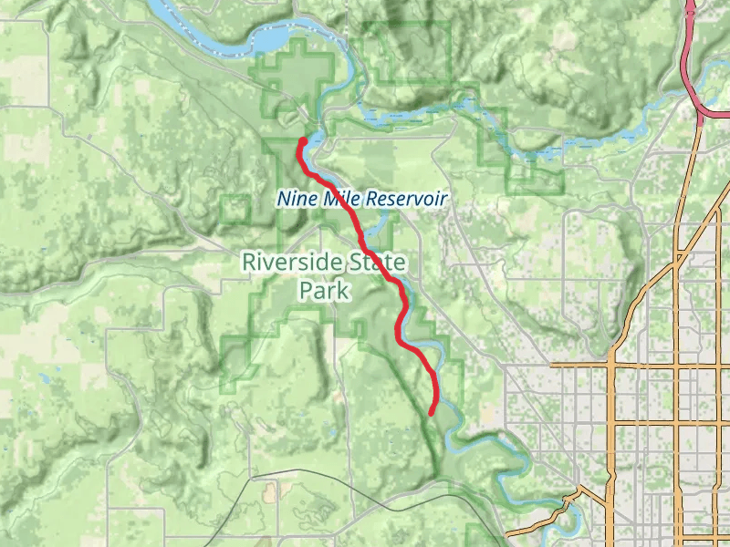 Centennial Trail Out and Back