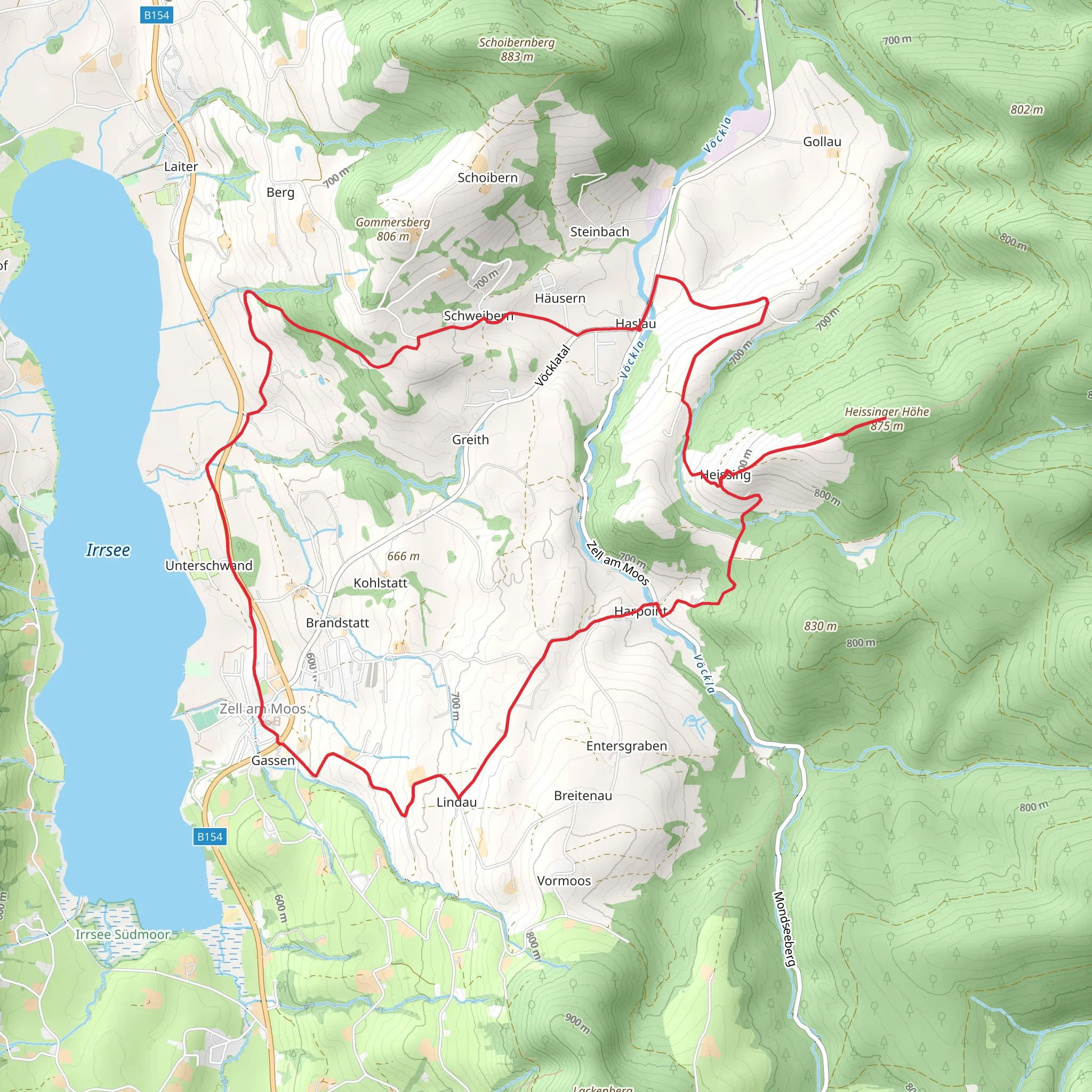 Heissinger Höhe - Alp Meadow Trail mobile static map
