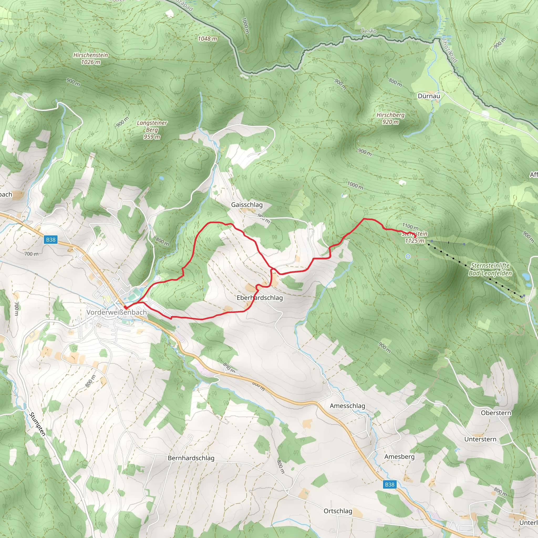 Sternsteinweg - 24 mobile static map