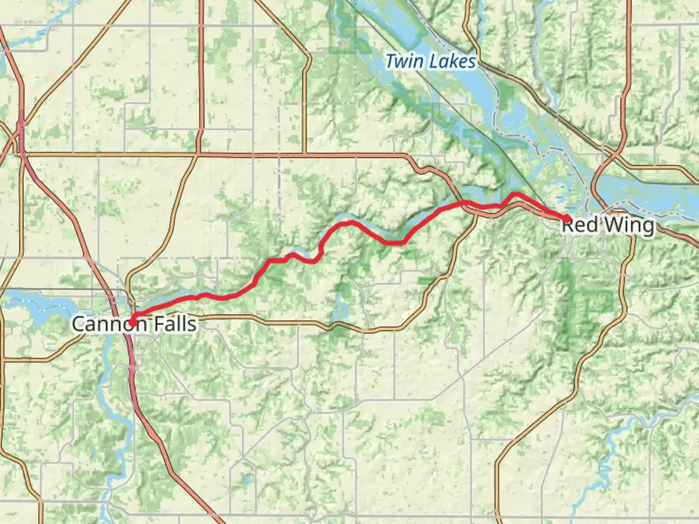 An image depicting the trail Canon Valley Trail and its surrounding area.