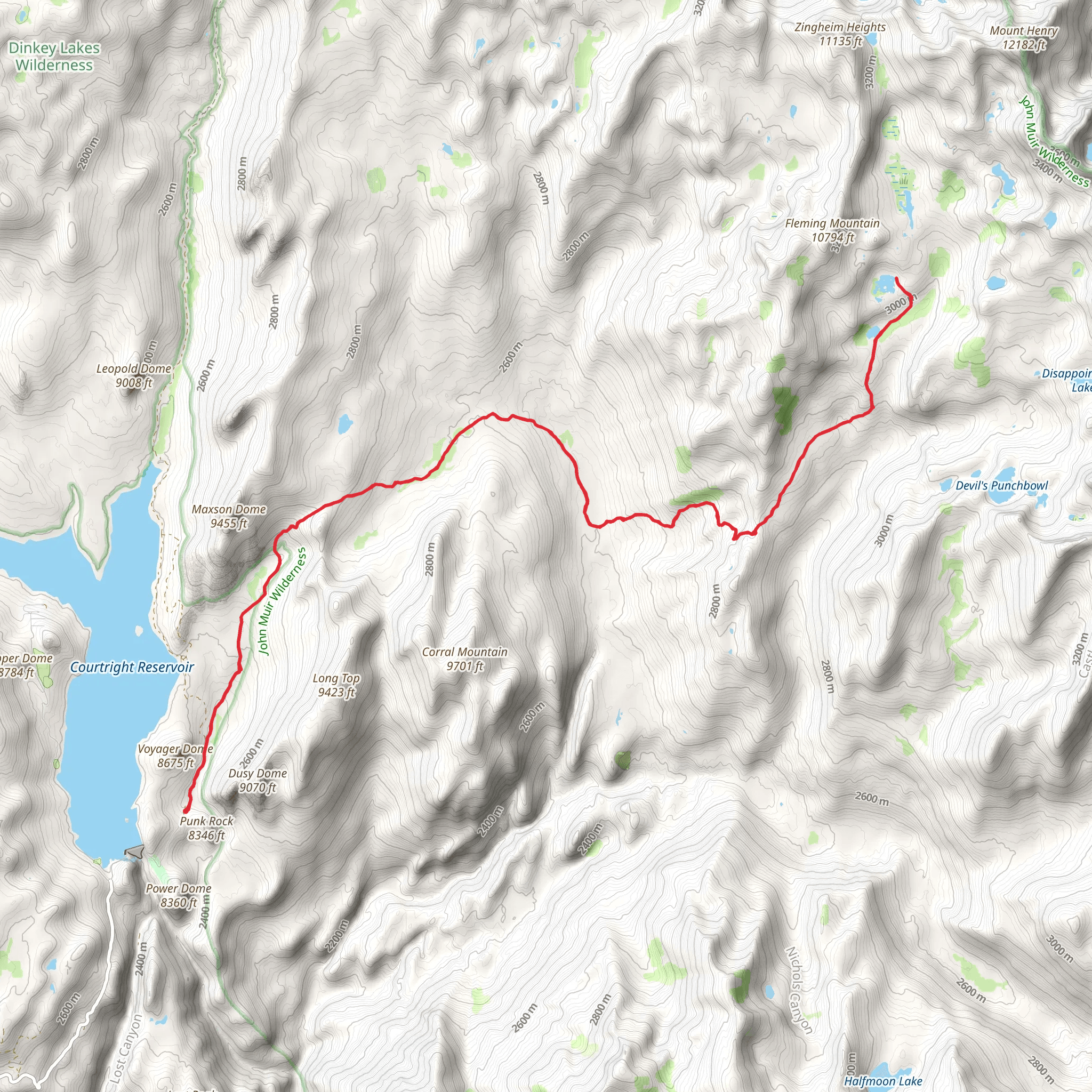 Fleming Lake and Rae Lake via Blackcap Trail mobile static map
