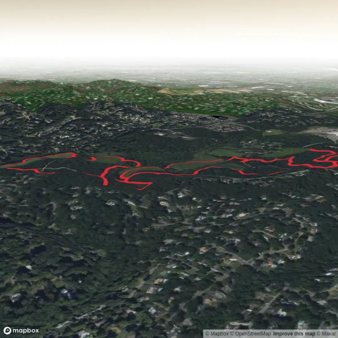 An image depicting the trail Holly Grove, Indian Springs and Tatum Ramble Loop and its surrounding area.