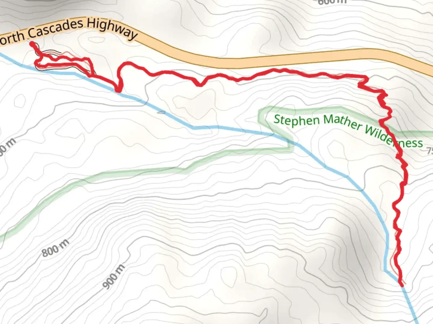 An image depicting the trail Happy Creek Trail and its surrounding area.