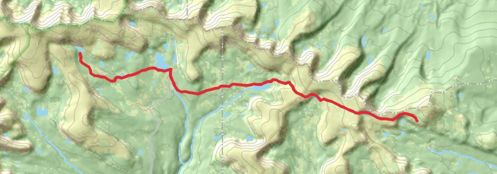 Uinta Highline Trail stage 4 Map