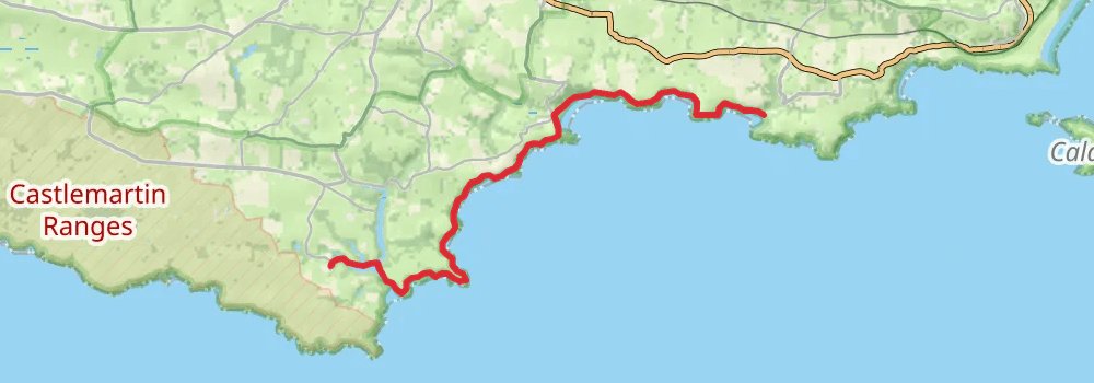 Pembrokeshire Coast Path 8-Day Gentle Tour (Hillwalk Tours) stage 3 Map