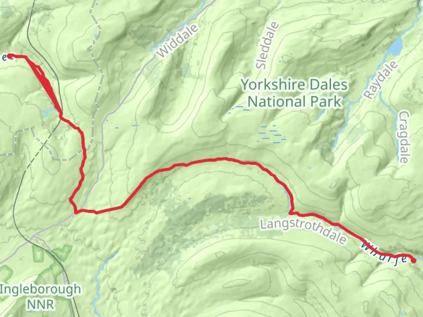 An image depicting the trail Hubberholme to Cowgill Walk and its surrounding area.