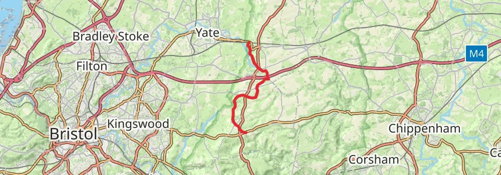 Cotswold Way stage 8 Map
