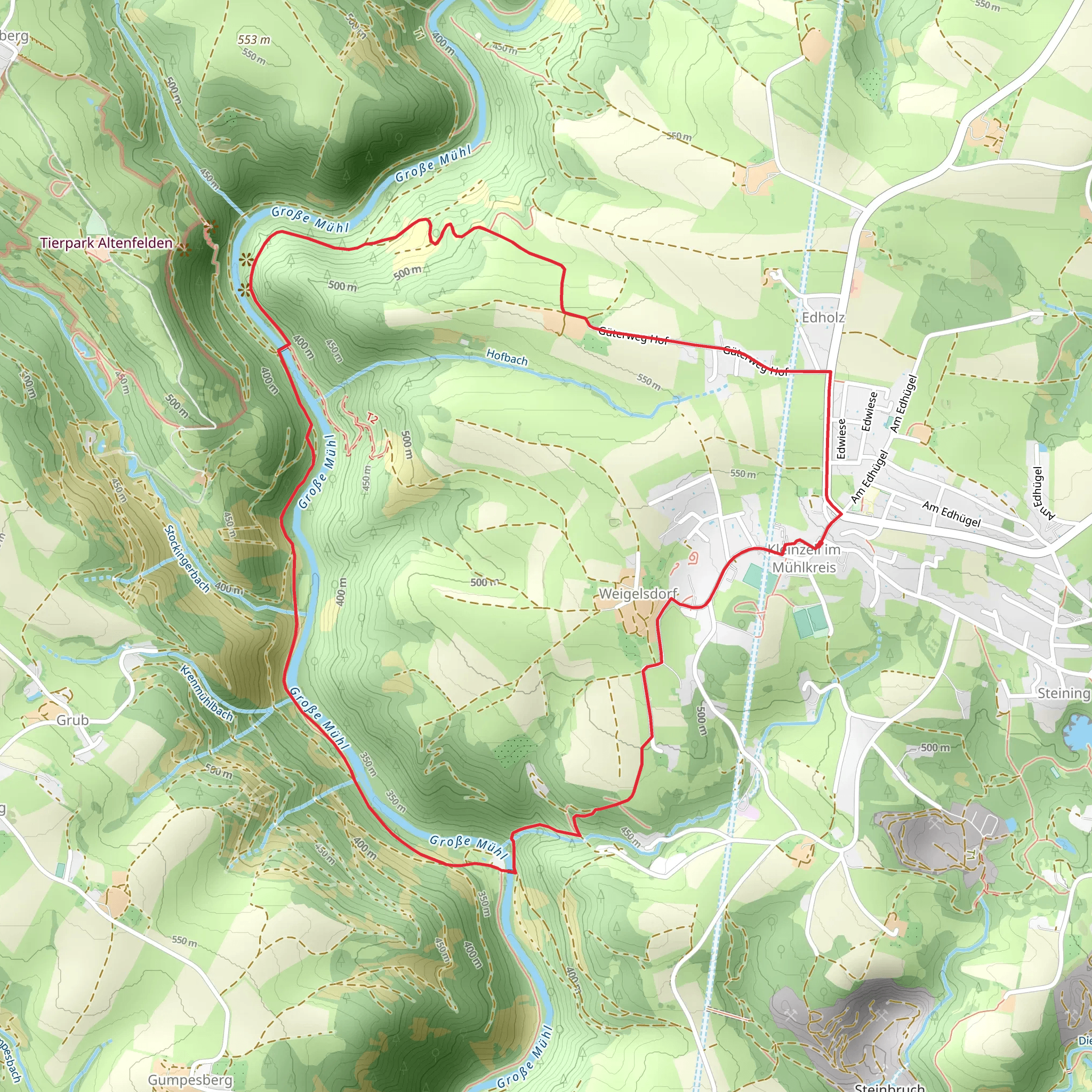 Kohlstätter Loop mobile static map
