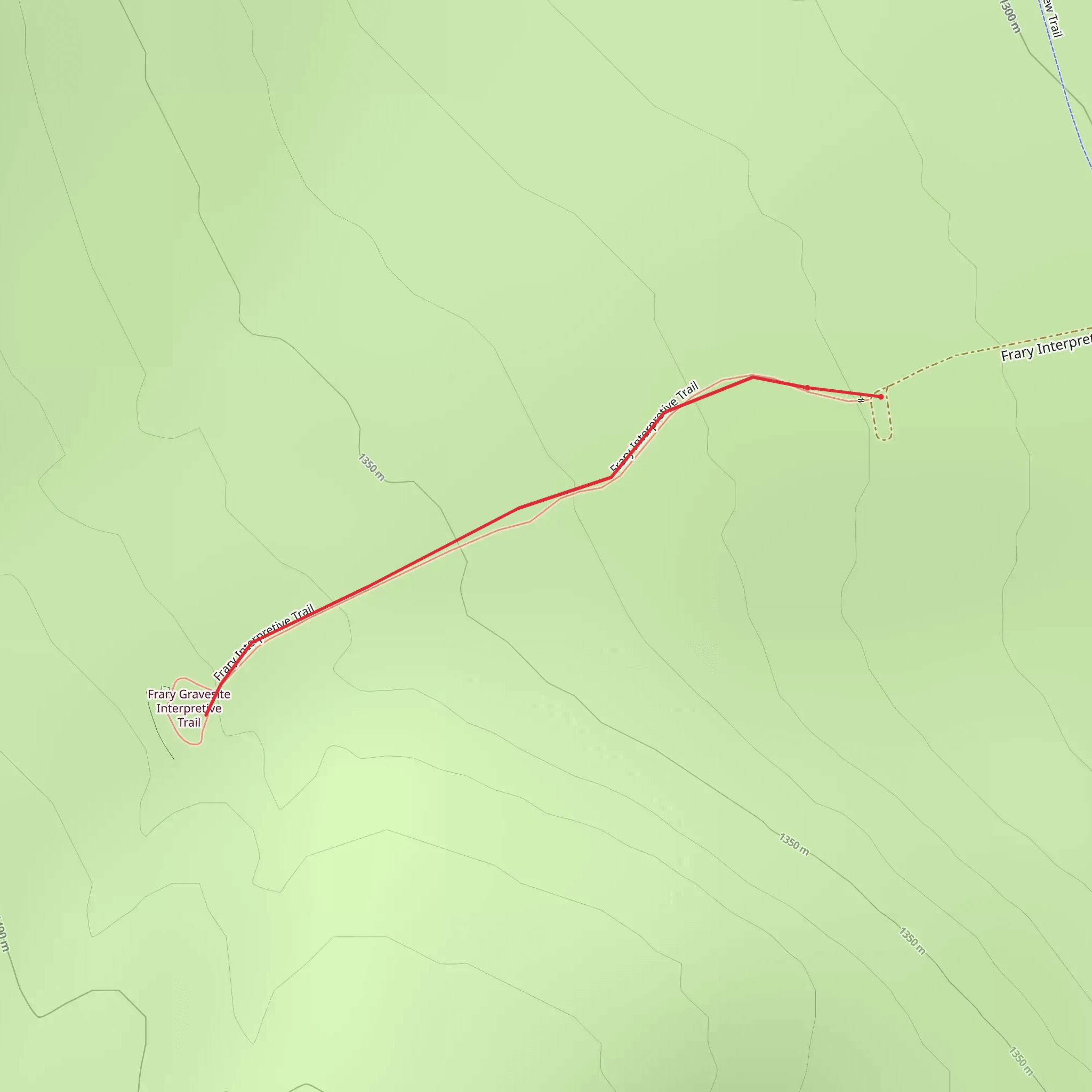 Frary Interpretive Trail mobile static map