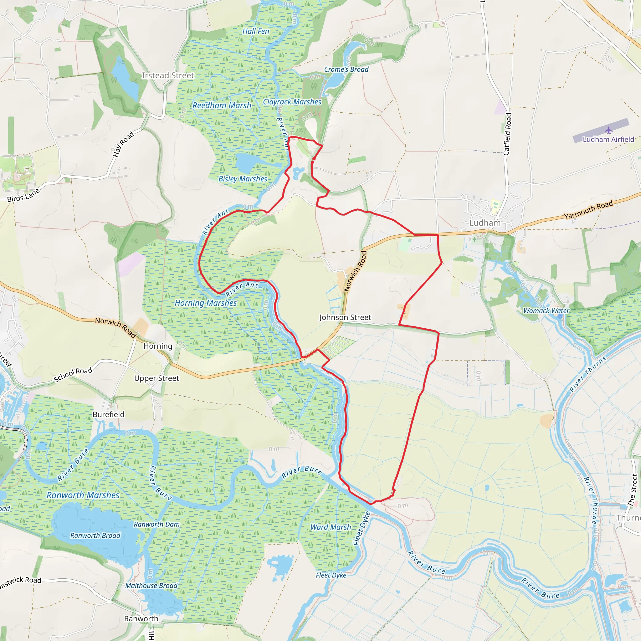 Johnson Street Circular Walk mobile static map