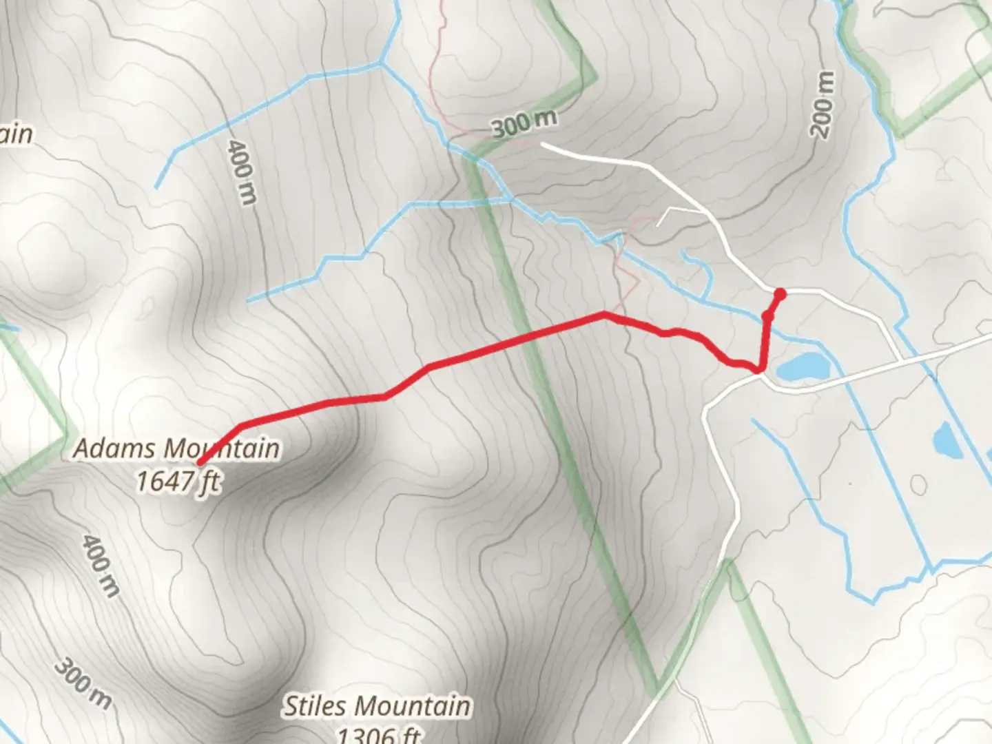 An image depicting the trail Adams Mountain Trail and its surrounding area.